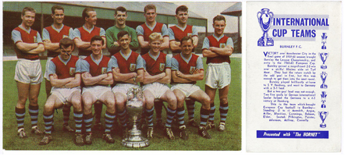 Burnley Fc - Jimmy Mcilroy Card