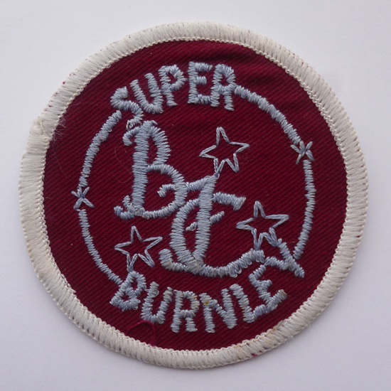 Patch Écusson Vintage Burnley FC - Football Anglais - Emblème Club