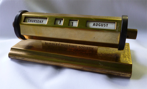 Burnley Building Society Desk Calendar
