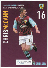 Burnley FC Card - Chris McCann