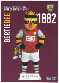 Burnley FC Card - Bertie Bee