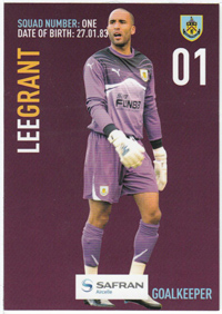 Burnley FC Card - Lee Grant