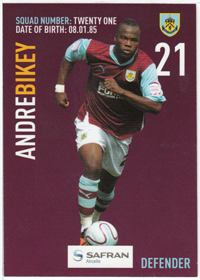 Burnley FC Card - Andre Bikey