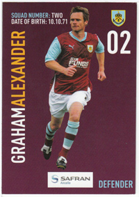 Burnley FC Card - Graham Alexander