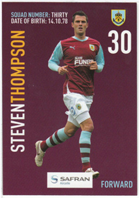 Burnley FC Card - Steven Thompson