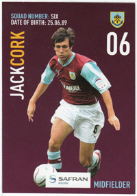 Burnley FC Card - Jack Cork
