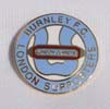 burnley badge - supporters club